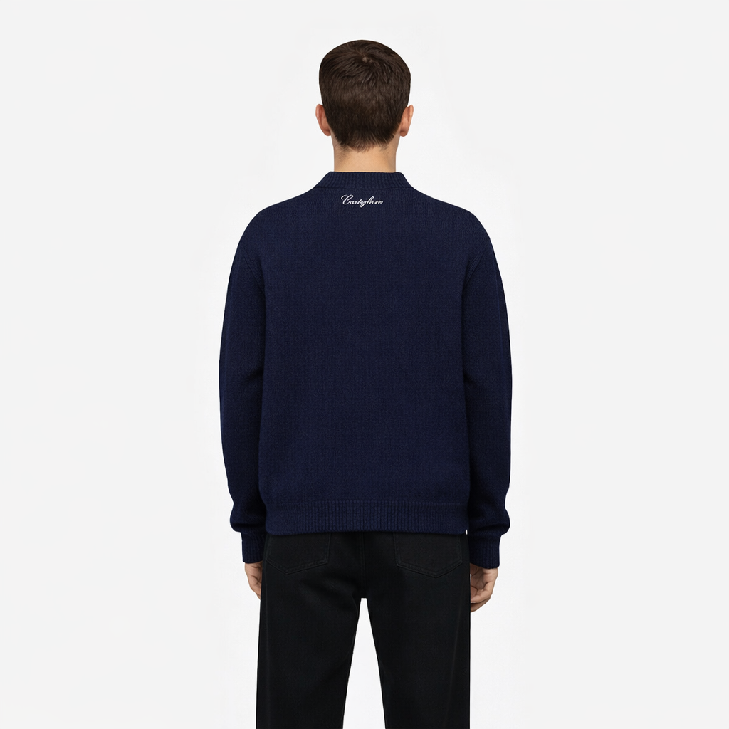 FELINE SWEATER - BLUE