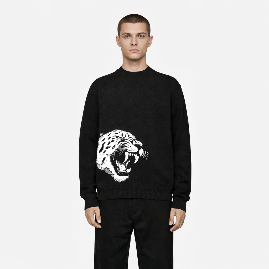 FELINE SWEATER - BLACK