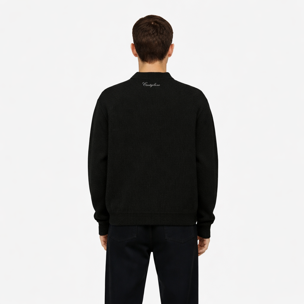 FELINE SWEATER - BLACK